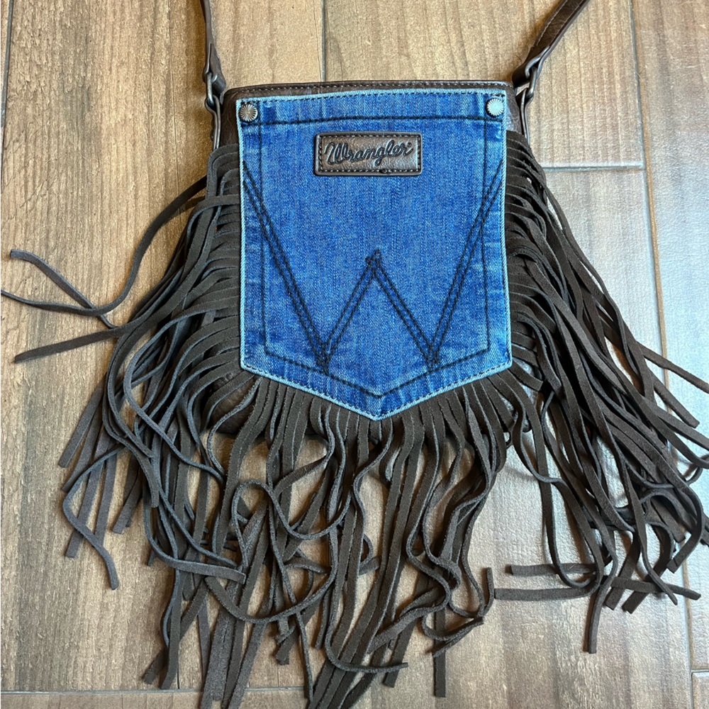 Wrangler fringe purse